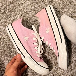 Pink Canvas Sneakers